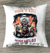 Rock n Roll Indoor Pillow - Beyond T-shirts