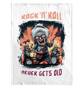 Rock n Roll Sherpa Blanket - Beyond T-shirts
