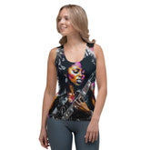 Rocking Out, Feminine Style Sublimation Cut & Sew Tank Top - Beyond T-shirts