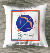 Sagittarius Outdoor Pillow | Zodiac Series 3 - Beyond T-shirts