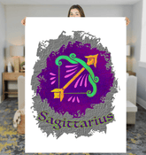 Sagittarius Sherpa Blanket | Zodiac Series 11 - Beyond T-shirts
