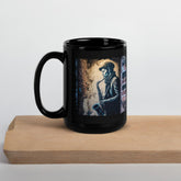 Sax It Up Black Glossy Mug - Beyond T-shirts