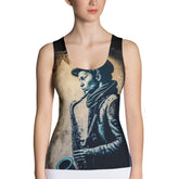 Sax It Up Sublimation Cut & Sew Tank Top - Beyond T-shirts