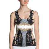 Saxophone Swagger Sublimation Cut & Sew Tank Top - Beyond T-shirts