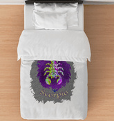 Scorpio Comforter Twin | Zodiac Series 11 - Beyond T-shirts