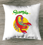 Scorpio Outdoor Pillow | Zodiac Series 5 - Beyond T-shirts