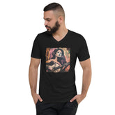 Setting The Mood Right Unisex Short Sleeve V-Neck T-Shirt - Beyond T-shirts