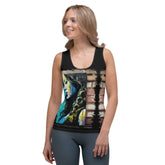 She Breathes Through Music Sublimation Cut & Sew Tank Top - Beyond T-shirts