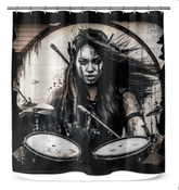 She Owns The Stage Shower Curtain - Beyond T-shirts