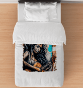 She Plays With Feeling Comforter - Twin - Beyond T-shirts