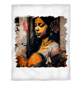 She Strums With Soul Duvet Cover - Beyond T-shirts
