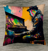 Slappin' Dem Keys Outdoor Pillow - Beyond T-shirts