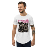 Stronger Every Day Men's Curved Hem T-Shirt - Beyond T-shirts