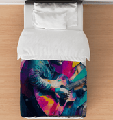Taking Music to Infinity Duvet Cover - Beyond T-shirts