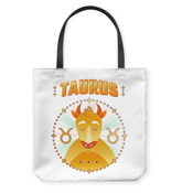Taurus Basketweave Tote Bag | Zodiac Series 1 - Beyond T-shirts