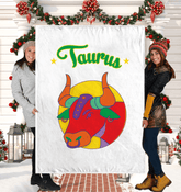 Taurus Sherpa Blanket | Zodiac Series 5 - Beyond T-shirts