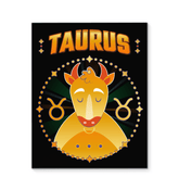 Taurus Wrapped Canvas | Zodiac series 1 - Beyond T-shirts
