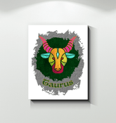 Taurus Wrapped Canvas | Zodiac series 11 - Beyond T-shirts