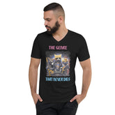 The Genre That Never Dies Unisex Short Sleeve V-Neck T-Shirt - Beyond T-shirts