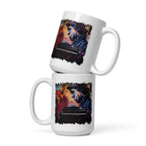 Ticklin' the Piano White Glossy Mug - Beyond T-shirts