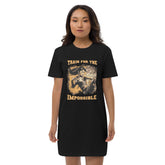 Train For The Impossible Organic Cotton T-Shirt Dress - Beyond T-shirts