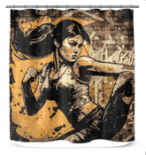 Train For The Impossible Shower Curtain - Beyond T-shirts