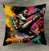 Train Hard, Fight Easy Outdoor Pillow - Beyond T-shirts