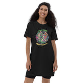 Train Hard Fight Harder Organic Cotton T-Shirt Dress - Beyond T-shirts