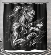Victorious Training Shower Curtain - Dynamic Bathroom Decor
