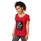 Train Like A Winner Women’s Fitted V-neck T-shirt - Beyond T-shirts