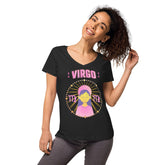 virgo Women’s Fitted V-Neck T-Shirt | Zodiac Series 1 - Beyond T-shirts