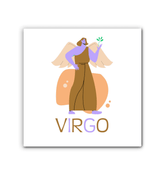 Virgo Wrapped Canvas 12x12 | Zodiac Series 4 - Beyond T-shirts