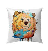 Watercolor Bear Outdoor Pillow - Beyond T-shirts