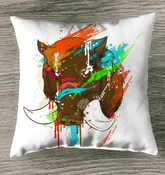 Watercolor Boar Outdoor Pillow - Beyond T-shirts