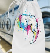Watercolor Elephant Laundry Bag - Beyond T-shirts