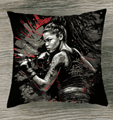 You Are Stronger Than You Think Outdoor Pillow - Front View