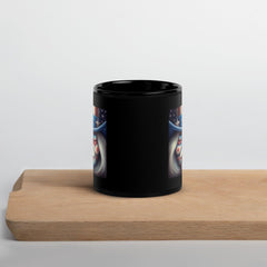 A Celebration Of America Black Glossy Mug - Beyond T-shirts