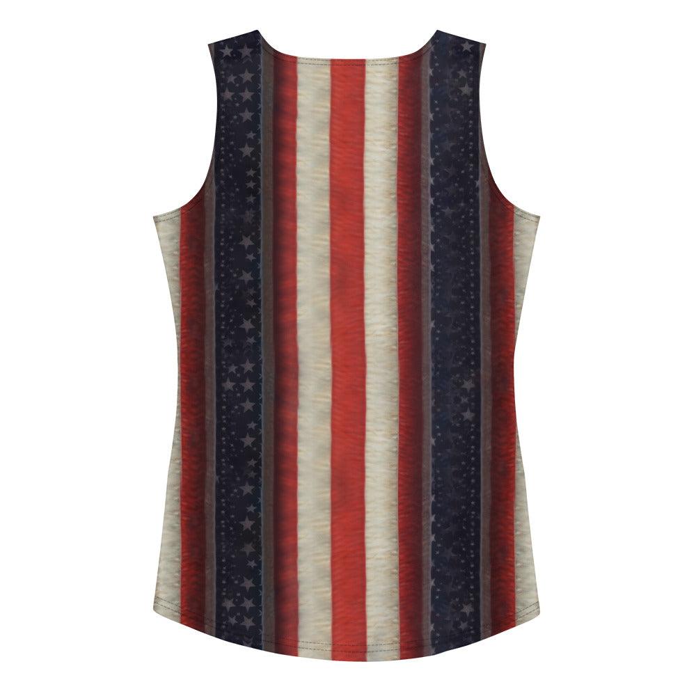A Celebration of America Sublimation Cut & Sew Tank Top - Beyond T-shirts