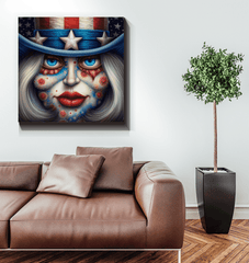 A Celebration Of America Wrapped Canvas - Beyond T-shirts