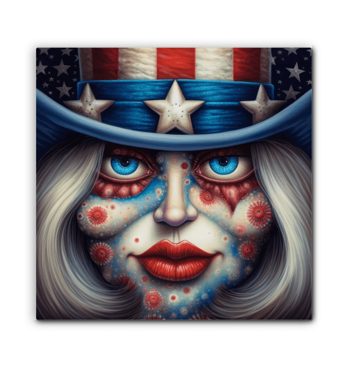 A Celebration Of America Wrapped Canvas - Beyond T-shirts