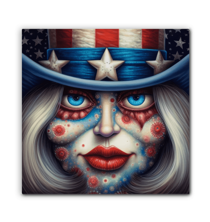 A Celebration Of America Wrapped Canvas - Beyond T-shirts