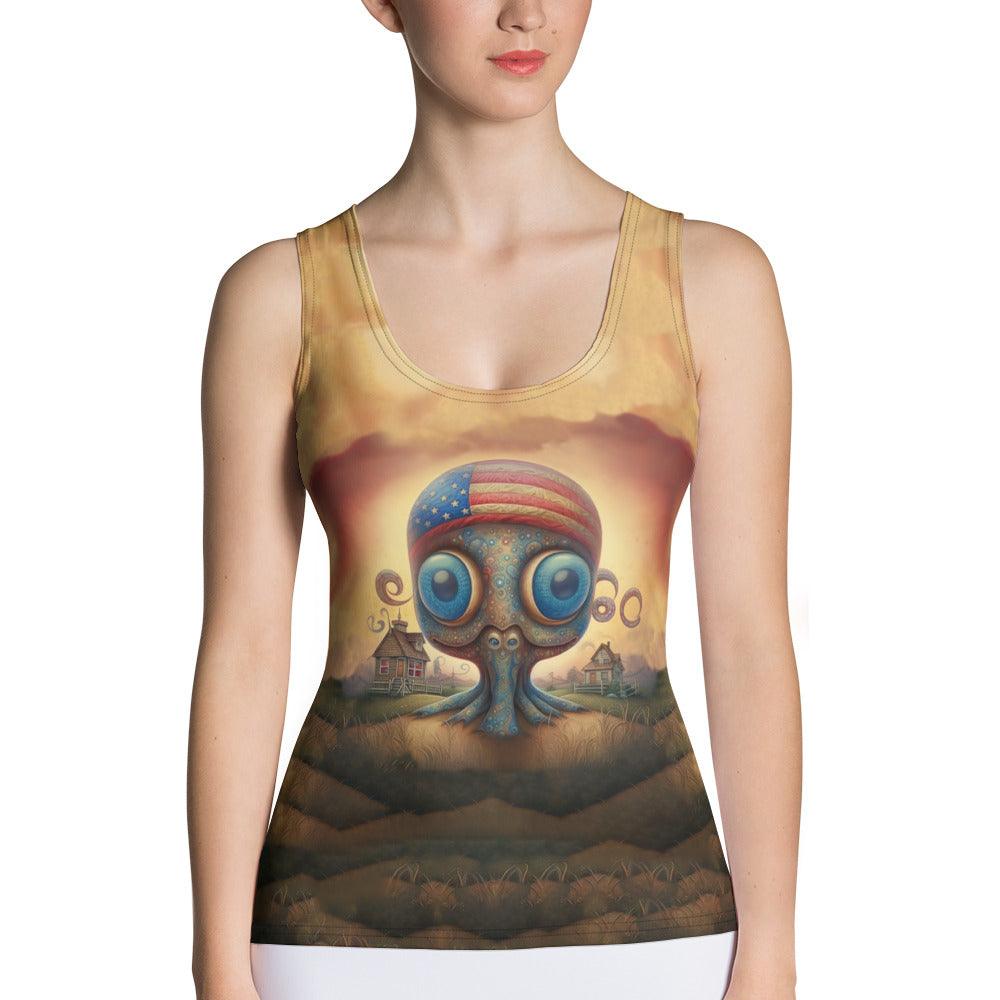 A Declaration Of Independence Sublimation Cut & Sew Tank Top - Beyond T-shirts