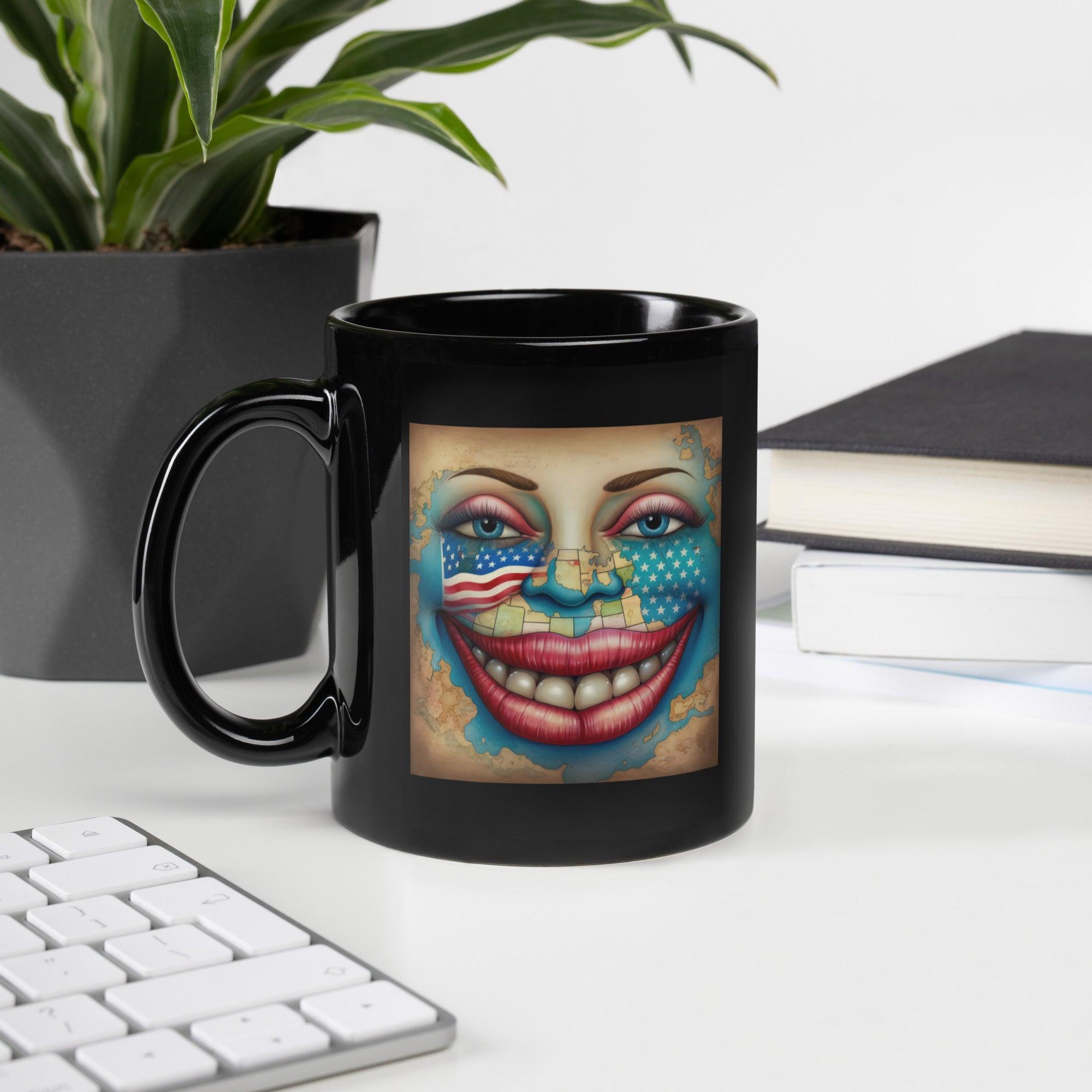 A Nation Of Diversity Black Glossy Mug - Beyond T-shirts