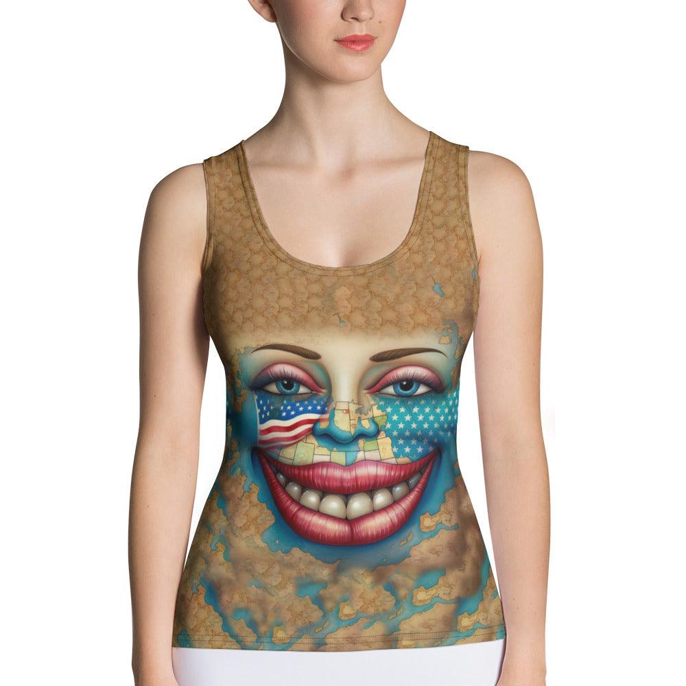 A Nation of Diversity Sublimation Cut & Sew Tank Top - Beyond T-shirts