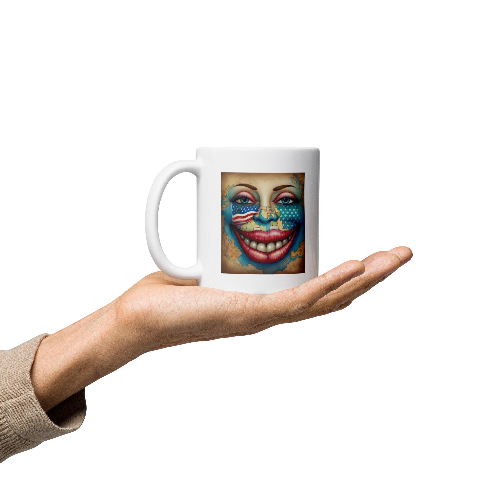 A Nation Of Diversity White Glossy Mug - Beyond T-shirts