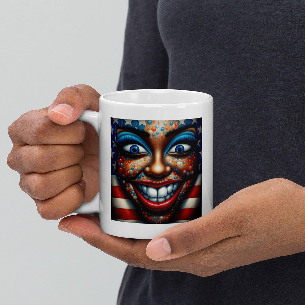 A New American Revolution White Glossy Mug - Beyond T-shirts