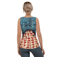 Abstract Abstraction Sublimation Cut & Sew Tank Top - Beyond T-shirts