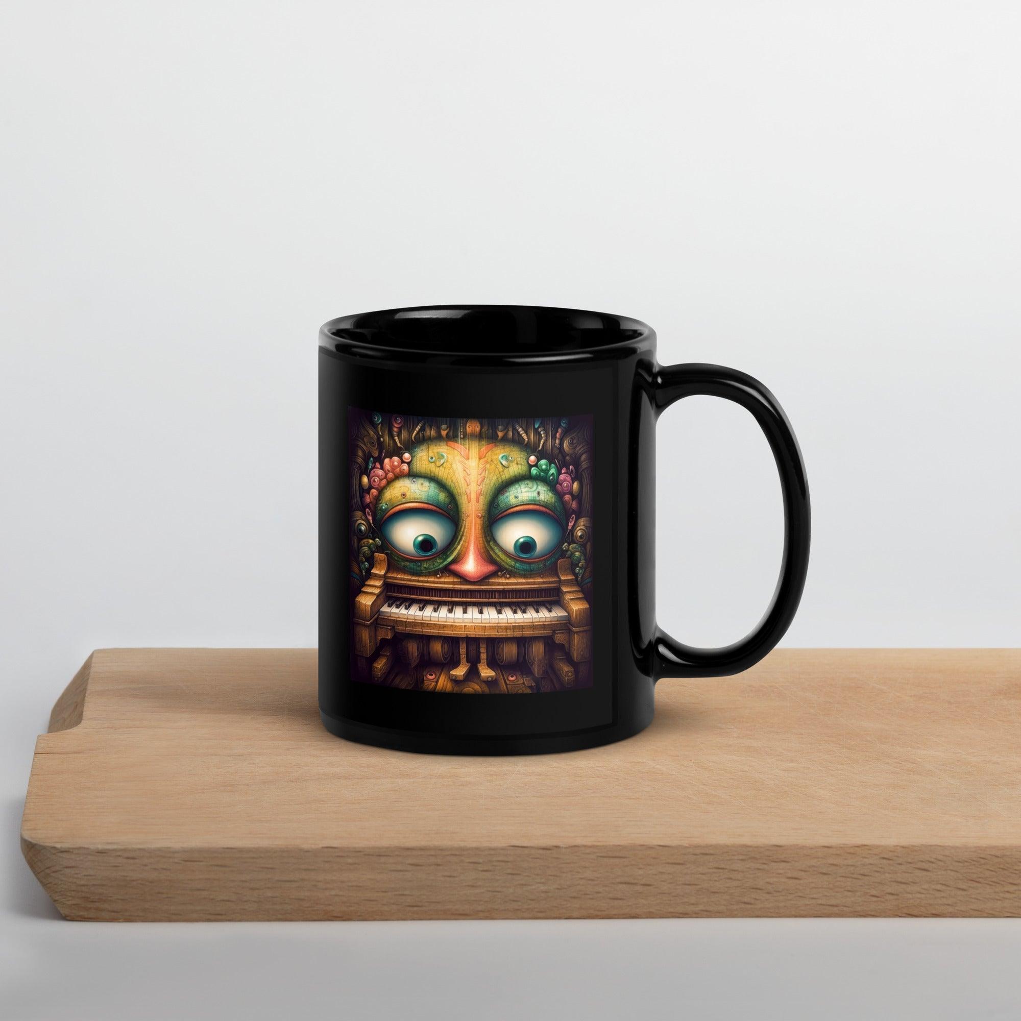 Abstract Adventure Black Glossy Mug - Beyond T-shirts