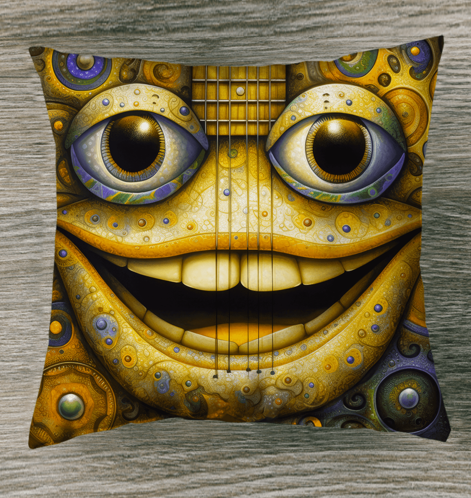 Abstract Amalgamation Outdoor Pillow - Beyond T-shirts