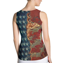 Abstract Amalgamation Sublimation Cut & Sew Tank Top - Beyond T-shirts